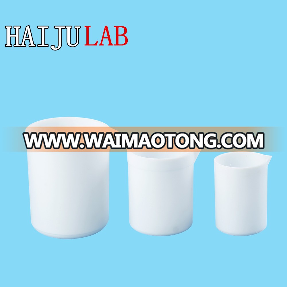 HAIJU LAB China Factory Directly PTFE/Teflon Beakers/Mug With Spout